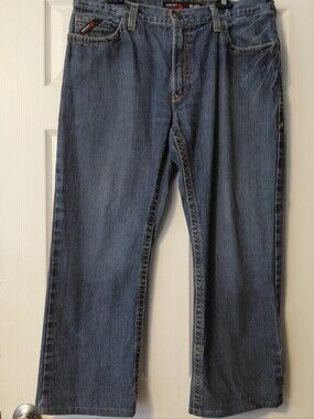 Ariat M4 FR Relaxed Boot Jeans 36 X 27 Medium Wash
